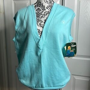 Vintage Wrangler Mint Green Pullover Vest S